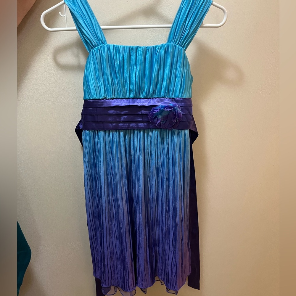 Kids blue and purple dress!